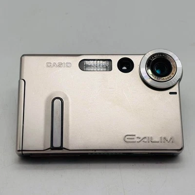 CASIO EXILIM EX-S20 Silver Compact Digital Camera From JAPAN - Image 1 of 4