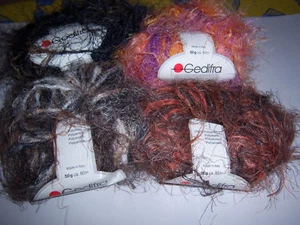 80 €/100 g Techno Hair Lungo Fransenwolle Strickgarn Gedifra 50 g - Bild 1 von 2