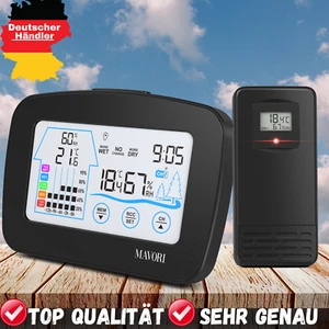 Digitales Wetterstation Funk-außensensor Thermometer Hygrometer Wettervohersage - Bild 1 von 14