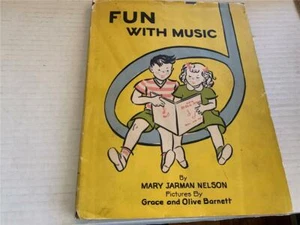 VINTAGE 1941 CHILDREN'S BOOK - "FUN WITH MUSIC" WITH DUST JACKET - Picture 1 of 5