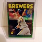Topps 2021 Robin Yount Green Mojo Refracter Hobby Exclusive 46 99