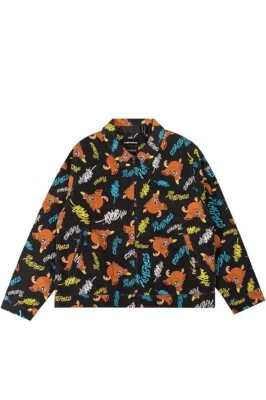 Chaqueta de Trabajo The Hundreds Ron English Fawn AOP XXL Nueva Con Etiquetas Agotada $149.00 Foto 1 de 4