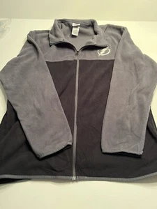 NEW TAMPA BAY LIGHTNING NHL MENS FULL ZIP FLEECE JACKET NEW SIZE XL with Tags - Picture 1 of 6