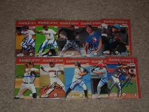 LOT OF (19) 1999 TEAM BEST BASEBALL AMERICA PROSPECTS SIGNED AUTOGRAPHED CARDS - Picture 1 of 2