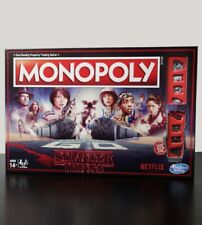 Stranger Things Monopoly Signed by Gaten Matarazzo & Caleb McLaughlin 100% + COA