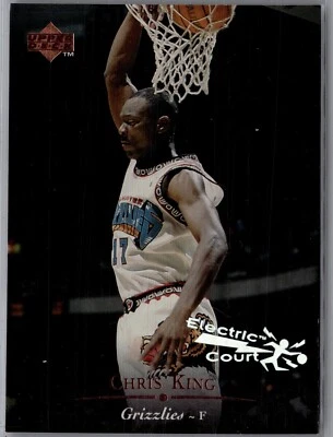 1995-96 Upper Deck Electric Court Grizzlies Basketball Card #312 Chris King - Image 1 of 2
