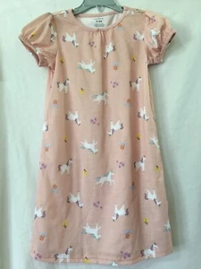 New Carter's Unicorn Nightgown Nightshirt Girls 2/3, 4/5 L 12/14 Pink - Picture 1 of 3