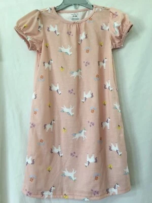 Nuevo Camisón Carter's Unicornio Niñas 2/3, 4/5 L 12/14 Rosa Foto 1 de 3
