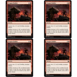 4 x DRAGON FODDER Modern Masters 2017 mtg NM Red - Sorcery Com - Picture 1 of 1
