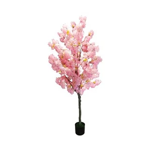 Artificial Cherry Blossom Trees Pink Cherry Blossom Tree 6ft Tall Realistic P... - Picture 1 of 7