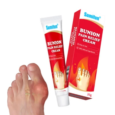 MARKENLOS Foot Arching Bunion Pain Relief Ointment Toe Valgus Corrector Cream Hallux 20g