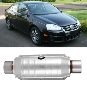 2.5" Inlet/Outlet Catalytic Converter Heat Shield EPA For Volkswagen Jetta 05-10 - Picture 1 of 14