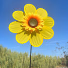 Eight Leaf Sunflower Windmill Rotating Sunflower Wind Spinner Outdoor PartyD _co
