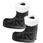  1 pair of Christmas Santa Boot Cover Xmas Party Santa Claus Cosplay Costume for