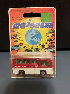 MAJORETTE #262 RED JAPAN AIR LINES AIRPORT MINIBUS BUS 1/87 Or 1:64 FRANCE MIP - Picture 1 of 2