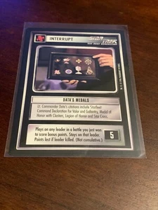 Star Trek CCG Q Continuum Data's Medals - Picture 1 of 2