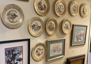 COMPLETE SET 9 LENOX, BOEHM Limited Edition 1970 - 1981 Bird Plates STUNNING! - Picture 1 of 13