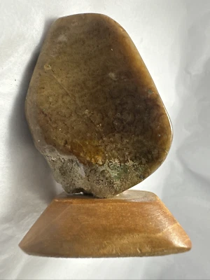 Suiseki Bonseki Bonsai Japonés Zen Piedra de Visualización Soporte de Madera Flor Ágata (b) Foto 1 de 4