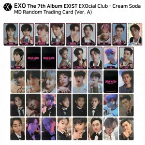 EXO 7th Album EXIST EXOcial Club Cream Soda MD Random Trading Card A Ver KPOP - Picture 1 of 106