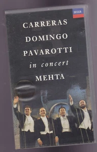 Carreras, Domingo, Pavarotti In Concert, Mehta (VHS/SH, 1994) Video tape - Imagen 1 de 3