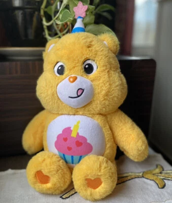 Care Bears Singing talking BIRTHDAY Bear Yellow Walmart Exclusive Lights Up Cake - Image 1 of 4