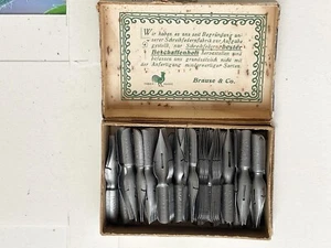 Plumillas de pluma BRAUSE&Co de colección n.º 33 como nuevas Alemania - Imagen 1 de 3