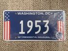 2021 59th Presidential Inaugural License Plate #1953 Washington DC Joe Biden NEW