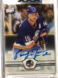 2020-21 UD Clear Cut Pat LaFontaine LEGENDS AUTO 20/21 Upper Deck 1:222 Packs !! - Picture 1 of 2