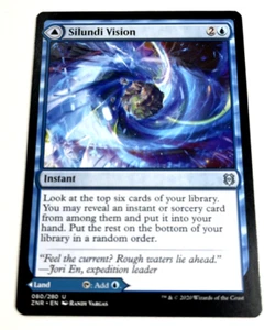MTG Silundi Vision   Silundi Isle Zendikar Rising 080/280 Regular Uncommon - Picture 1 of 9