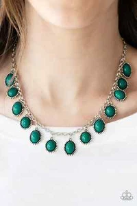 Paparazzi: Make Some ROAM! - Green Necklace - Picture 1 of 3