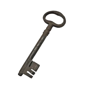 Antique Baroque Key Beard Key Mandrel Key 18th/19th Century Approx 11.5cm - Picture 1 of 4