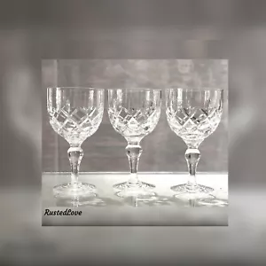 Wine Glasses Vintage Regent by Stuart Cut Clear Crystal Stemware Wine glass - 2 - Picture 1 of 11