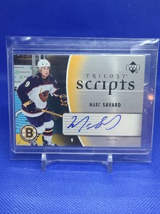 2006-07 Upper Deck Trilogy Scripts Marc Savard Atlanta Trashers 