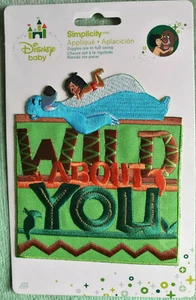 @DISNEY JUNGLE BOOK WILD ABOUT YOU BORDADO APLIQUE DE PLANCHAR/COSER/PARCHE@NUEVO EN PAQUETE - Imagen 1 de 1