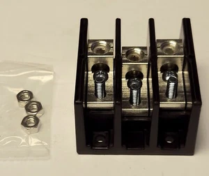MARATHON 1423574 Power Distribution Terminal Block LINE 2/0-14 LOAD 1/4-20 STUD - Picture 1 of 7