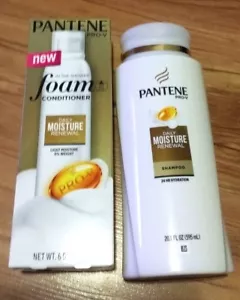 Acondicionador de espuma renovación diaria de humedad Pantene Pro-V 6 oz y champú 20,1fl oz - Imagen 1 de 1