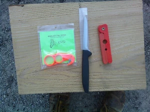 Pelt Handling Kit (Trapping Supplies skinning knife  tail stripper) fox - Picture 1 of 1