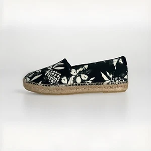 $500 Saint Laurent Black and White Canvas Espadrilles US 9, EU 42 Made in Spain - Picture 1 of 5
