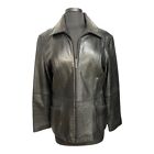 Enzo Angiolini Women's  Leather Jacket Size Medium