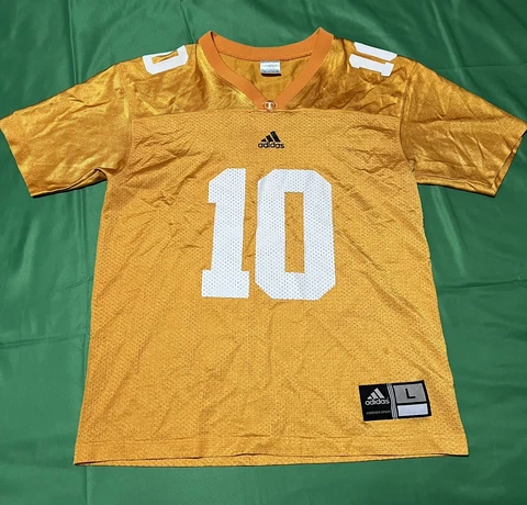 Vintage Tennessee Volunteers Vols Adidas #10 Peyton Manning Mens Size Large Cover