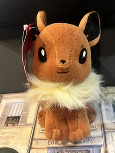 POKEMON DE PELUCHE EEVEE #133 ORIGINAL DE COLECCIÓN 1998 5" DE ALTO CON ETIQUETA - Imagen 1 de 4