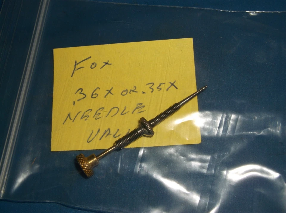 (ONE) FOX .35 X or.36 X CONTROL LINE F/F needle valve (REPAIRED AND MADE BETTER - Image 1 of 1