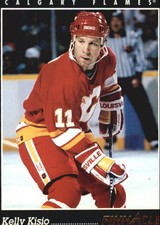 1993-94 (FLAMES) Pinnacle Canadian #395 Kelly Kisio