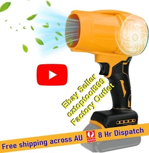 130,000 RPM Cordless Mini Turbo Jet Fan Leaf Blower for DeWalt 20V Battery - Picture 1 of 12