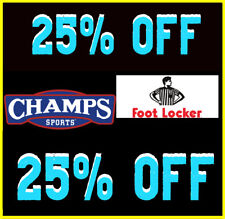 FOOTLOCKER or CHAMPS 25% OFF $99+ Coupon Code US Discount Nike