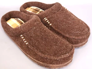 Herren große Dearfoams Memory Foam Hausschuhe Ons - Gr. L 11-12 - braun - neu mit Etikett schön - Bild 1 von 4