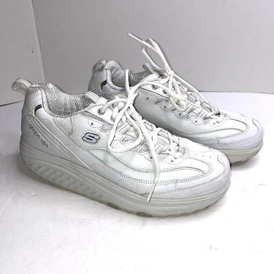 Zapatos para correr Skechers para mujer Shape-Ups 11800 de cuero blanco talla EE. UU. 8,5 Foto 1 de 4