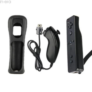 Mando a distancia Bluetooth Wii y Nunchuck con cable para consola Nintendo Wii y Wii U - Imagen 1 de 14