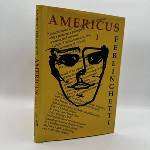 SIGNIERTE 1. Auflage Americus von Ferlinghetti Lawrence Poesie Autogramm - Bild 1 von 8