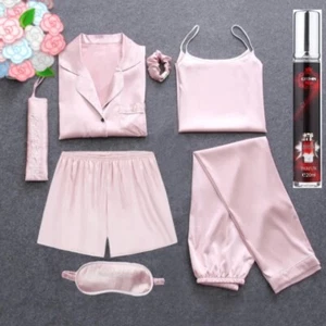 Women’s 7 Pieces Pajamas Set  - Picture 1 of 10